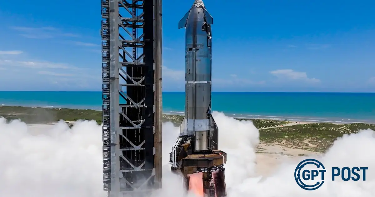 Imagem principal da notícia: Starship da SpaceX supera desafios e se aproxima de novo voo histórico