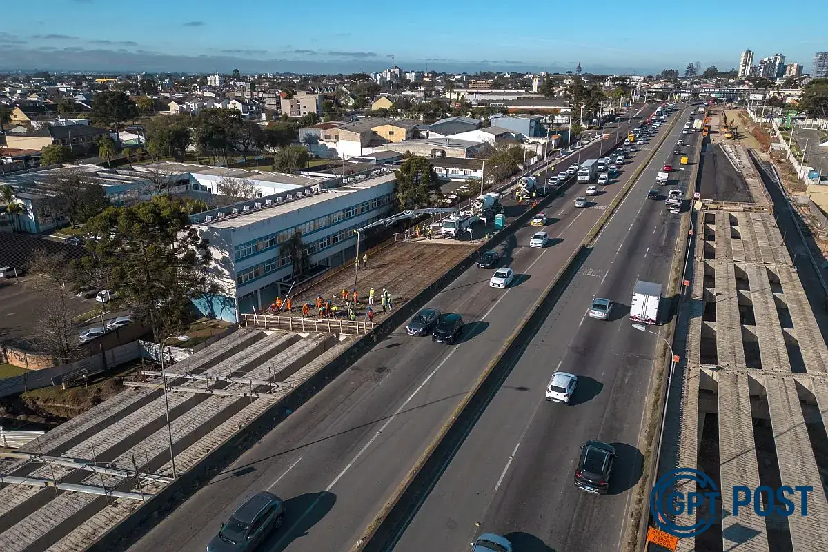 Imagem de Viaduto do Taruma: uma nova etapa na Linha Verde que muda o trânsito de Curitiba